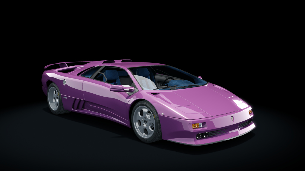 Lamborghini Diablo SE30 Jota, skin purple_blue