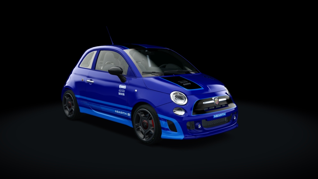 Abarth 500 EsseEsse Step1, skin dark_blue_blue