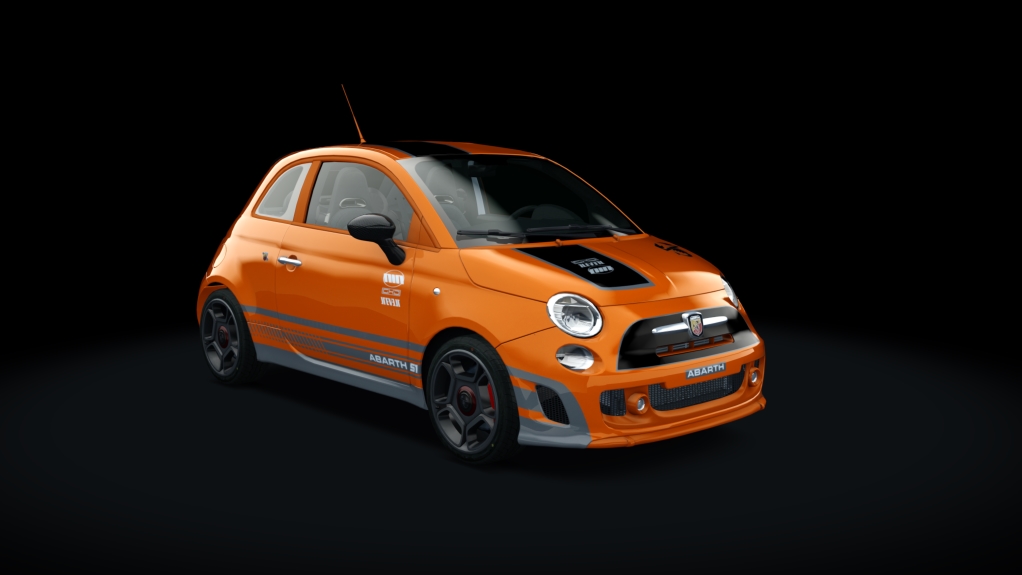 Abarth 500 EsseEsse Step1, skin orange_grey