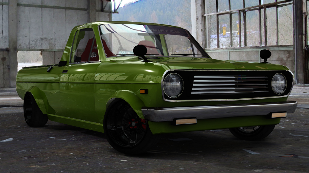 ADC Datsun Sunny Ute  420, skin Lime Green