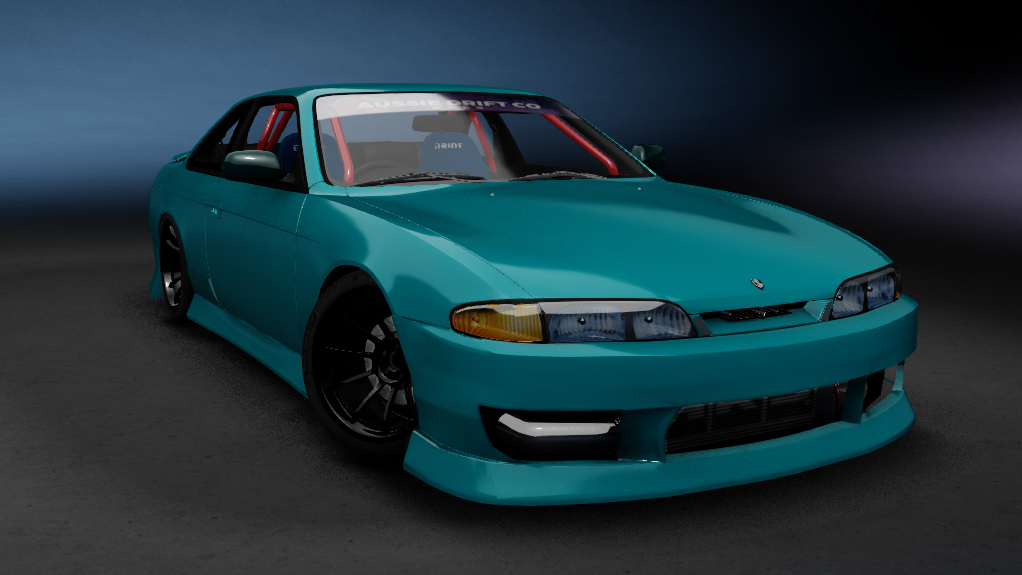 ADC Nissan Silvia S14 Zenki  420, skin Aqua