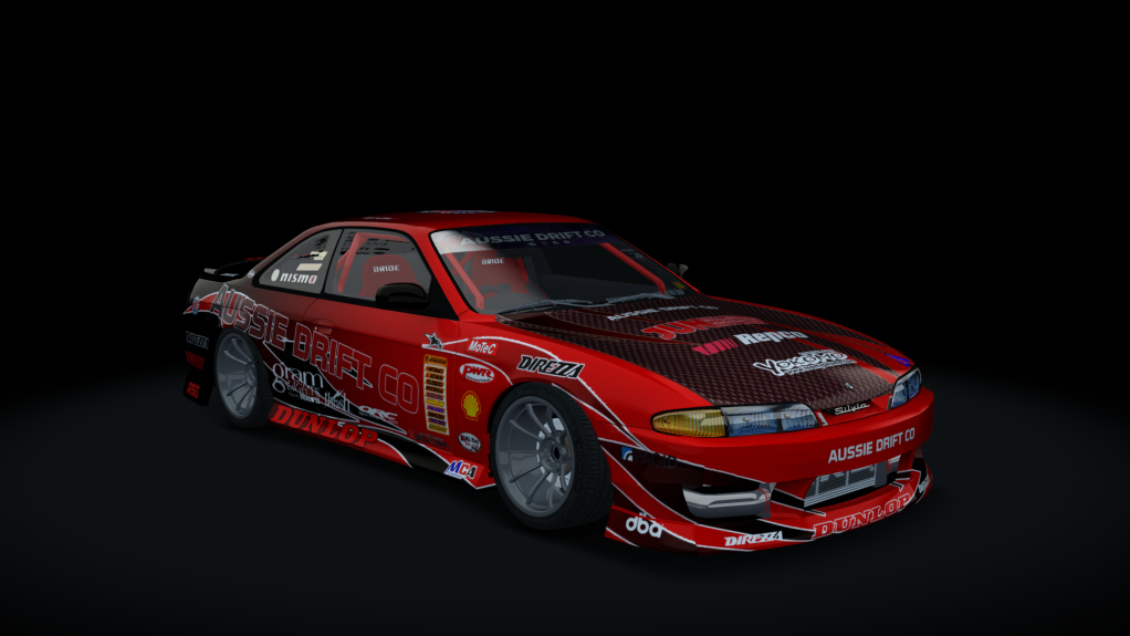 ADC Nissan Silvia S14 Zenki  420, skin D1SL Red