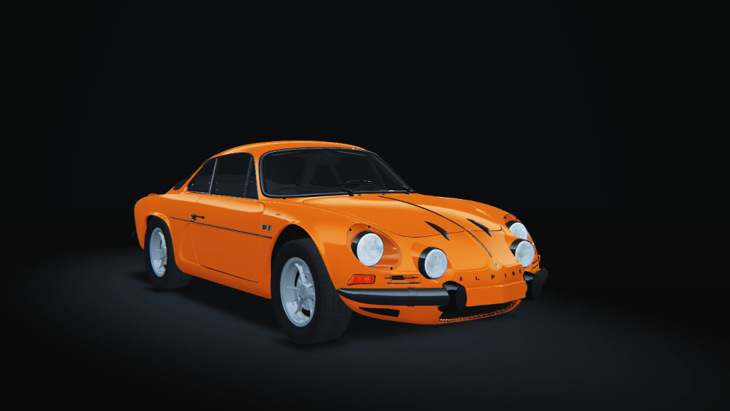 Alpine A110 1600S Drift Tune, skin Arancione