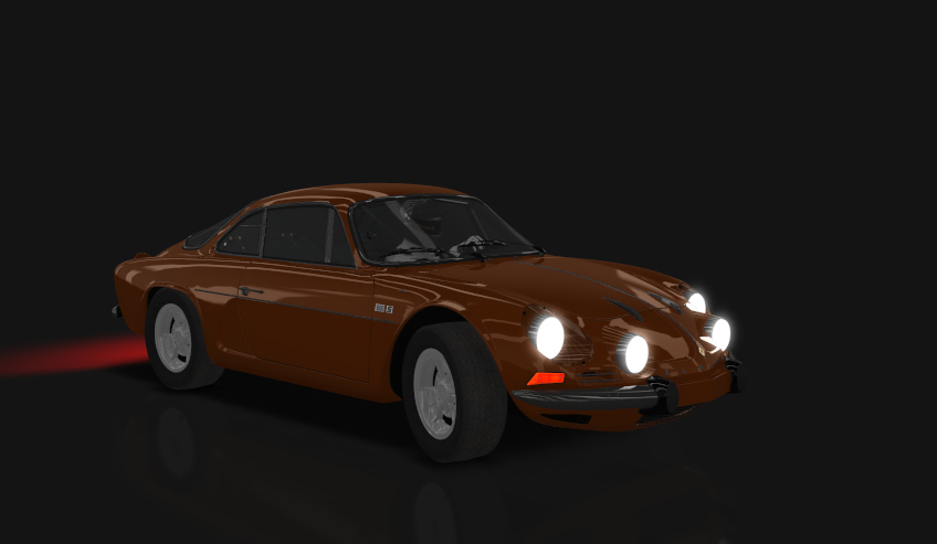 Alpine A110 1600S Drift Tune, skin Brown