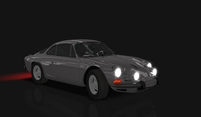 Alpine A110 1600S Drift Tune, skin Grey