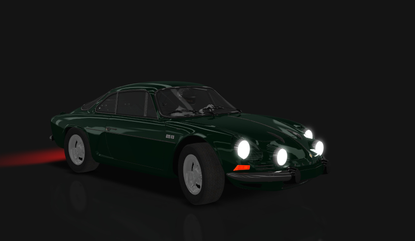 Alpine A110 1600S Drift Tune, skin Verde