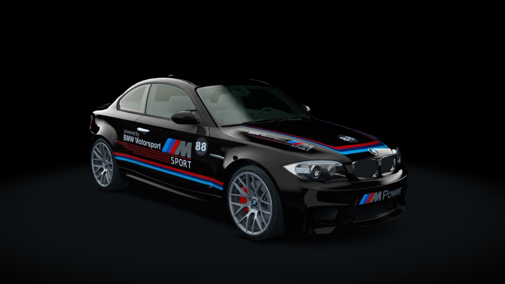 BMW 1M Stage 3, skin BMW_Motorsport_black_88