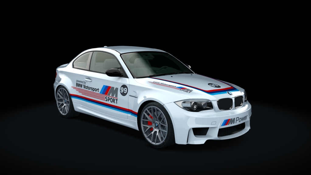 BMW 1M Stage 3, skin BMW_Motorsport_white_99