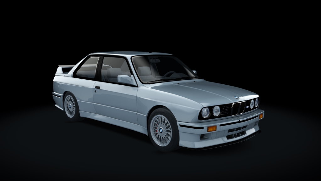 BMW M3 E30, skin Sterling_Silver_metallic