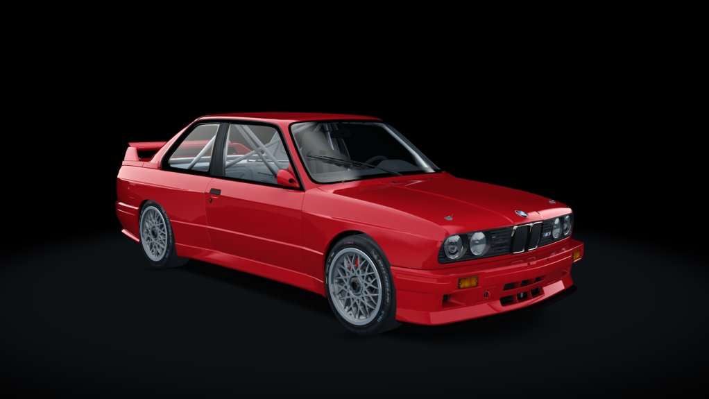 BMW M3 E30 Group A, skin Cinnabar_red