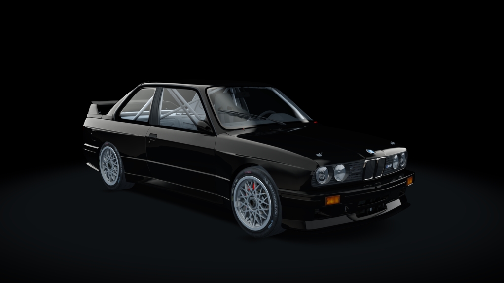 BMW M3 E30 Group A, skin Jet_Black