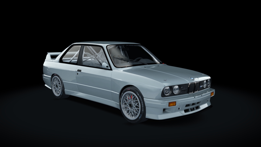 BMW M3 E30 Group A, skin Salmon_Silver_metallic