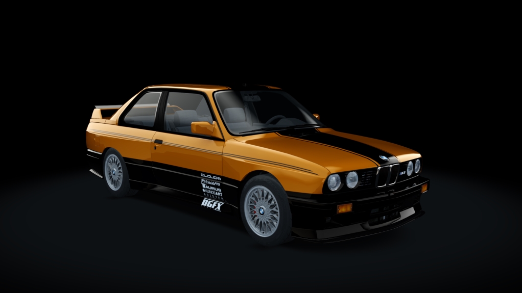 BMW M3 E30 Step1, skin Burnt_Orange