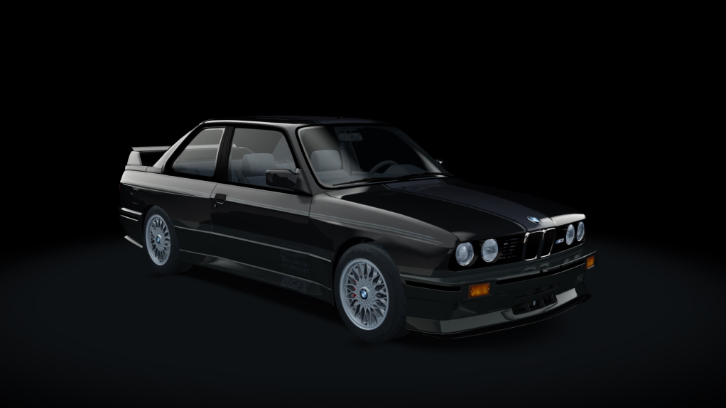 BMW M3 E30 Step1, skin Nogaro_Silver_metallic