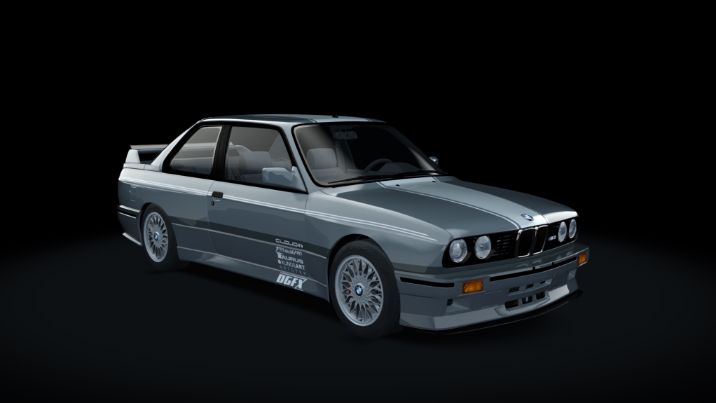 BMW M3 E30 Step1, skin Sterling_Silver_metallic