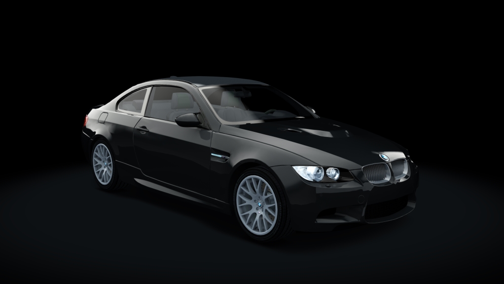 BMW M3 E92, skin Frozen_Black