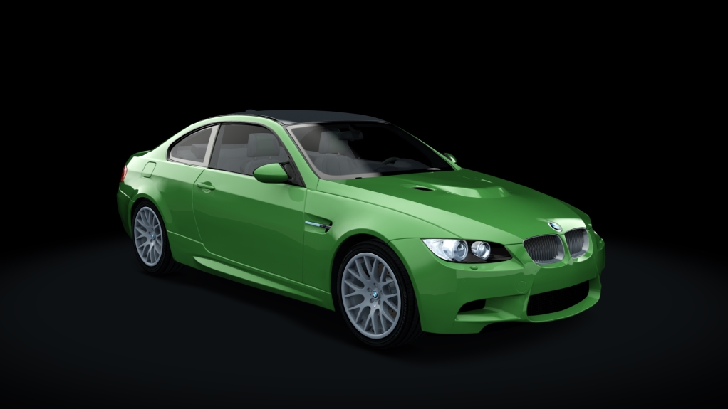 BMW M3 E92, skin Power_Green