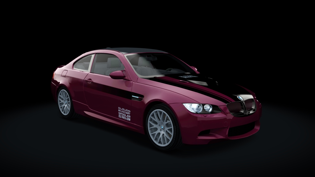 BMW M3 E92 Step1, skin Barbera_Red