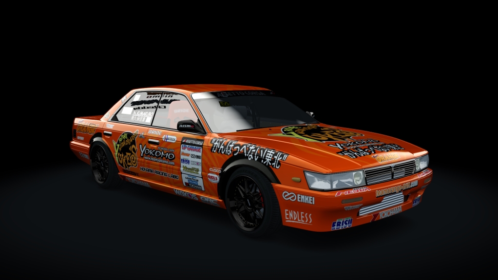 Nissan Laurel C33 DW-Spec, skin Team_Orange_Beast_Eye