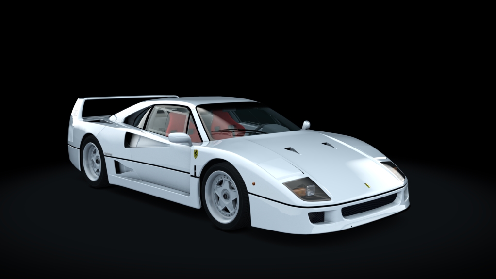 Ferrari F40 Stage 3, skin 06_white