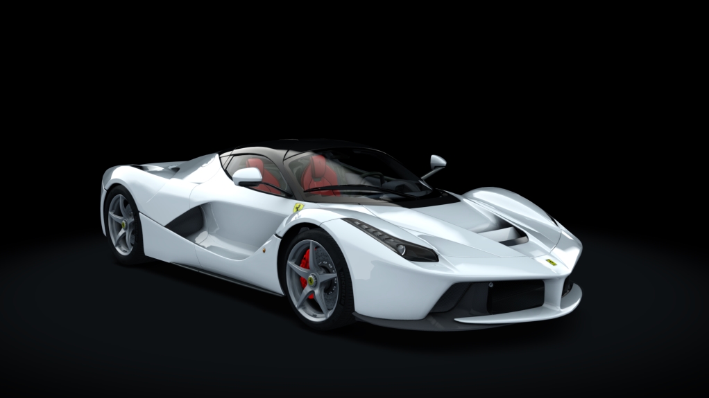 Ferrari LaFerrari, skin 06_bianco_avus