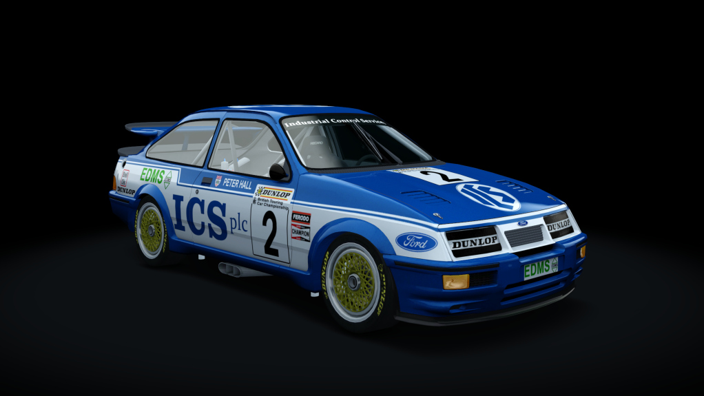 Ford Sierra RS500 Group A, skin 87btcc_002_hall