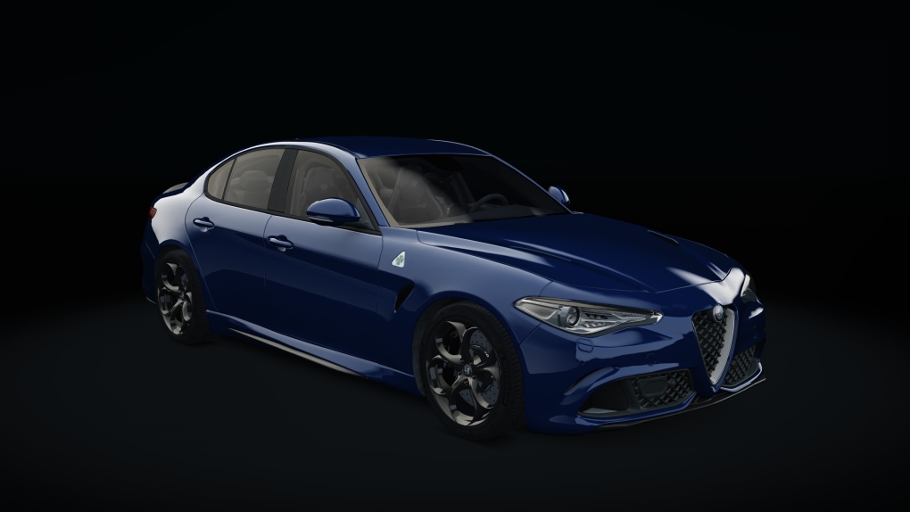 Alfa Romeo Giulia Quadrifoglio, skin 02_Blu_Montecarlo