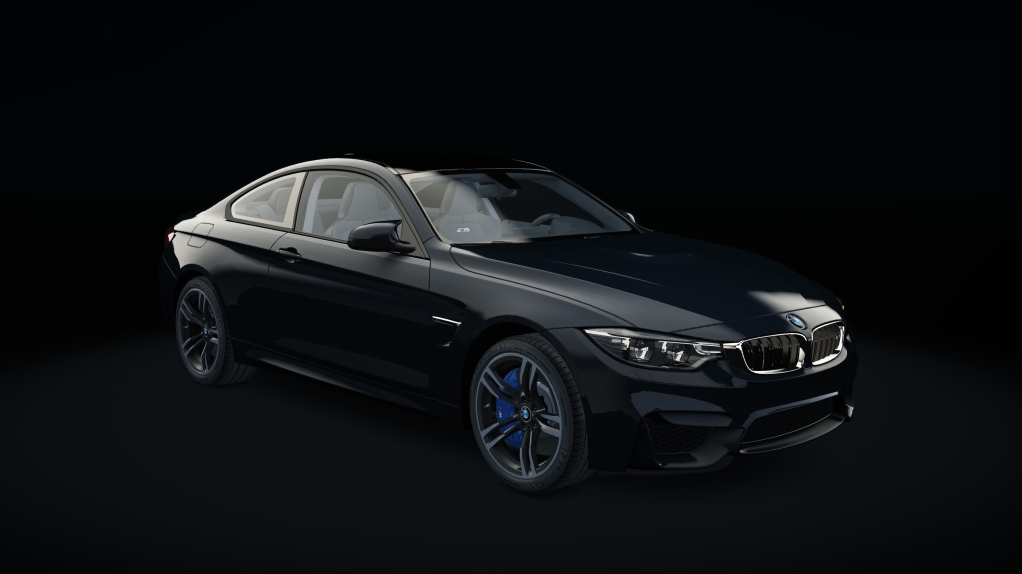 BMW M4 Akrapovic, skin azuritschwarz_metallic