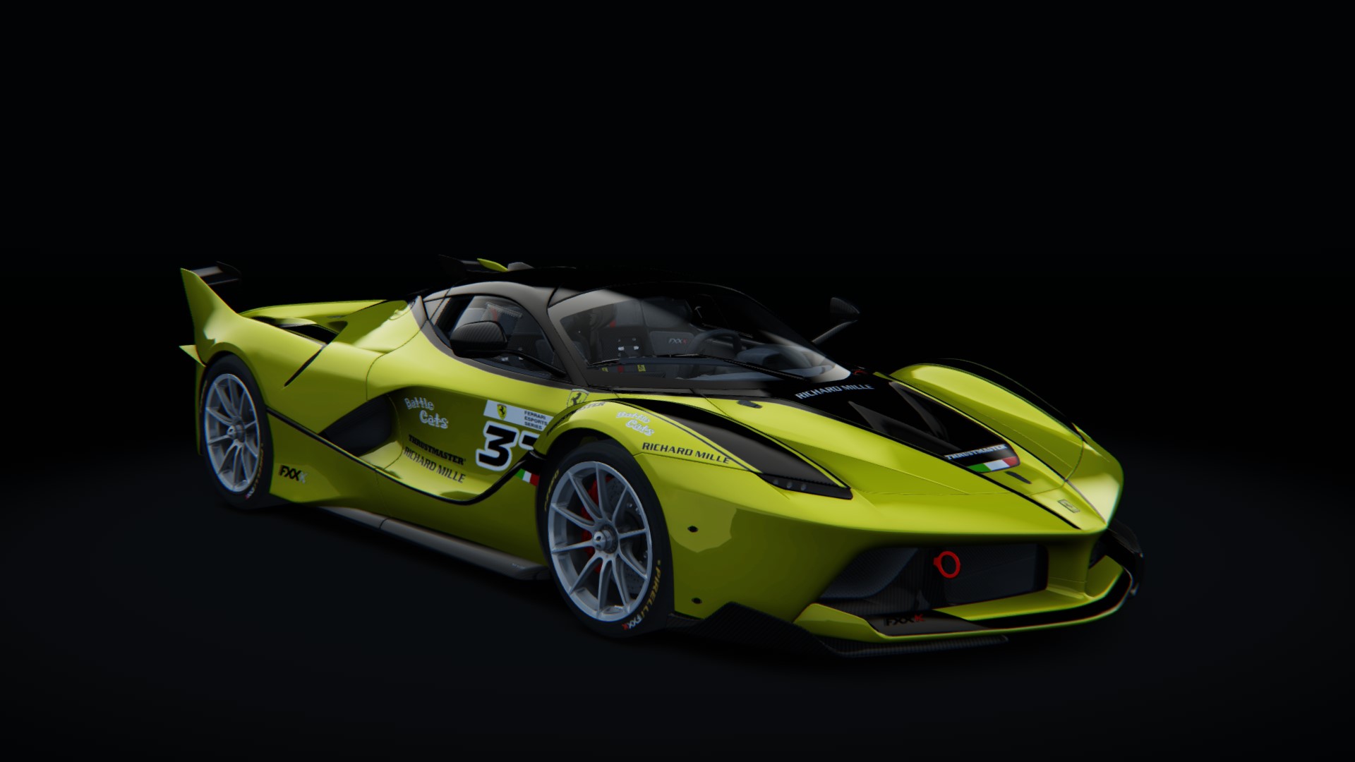 Ferrari FXX K, skin fes_2021_37_yellow