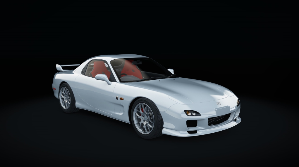 Mazda RX-7 Spirit R, skin 01_pure_white