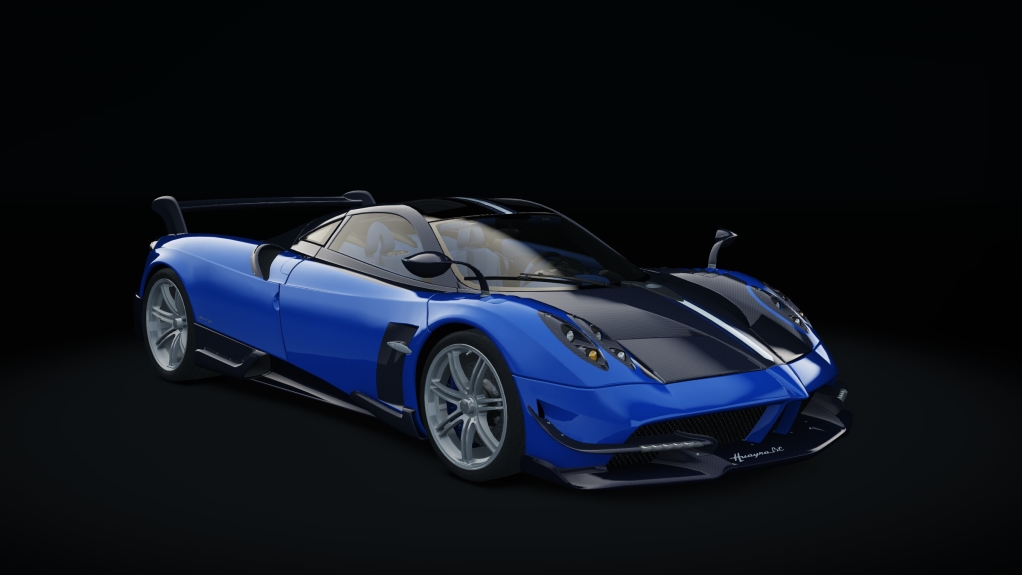 Pagani Huayra BC, skin blue_carbon_white