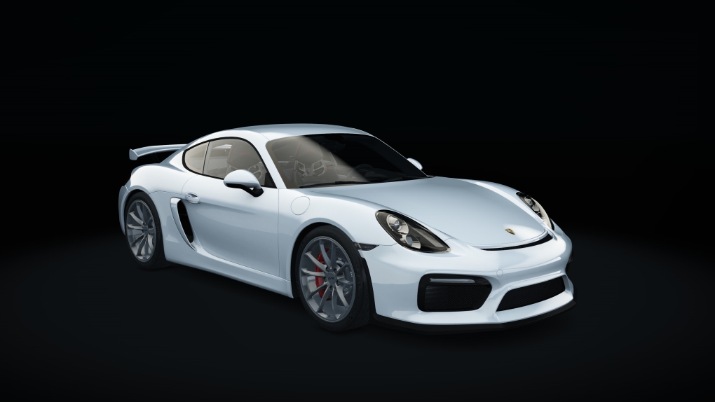 Porsche Cayman GT4, skin 10_white