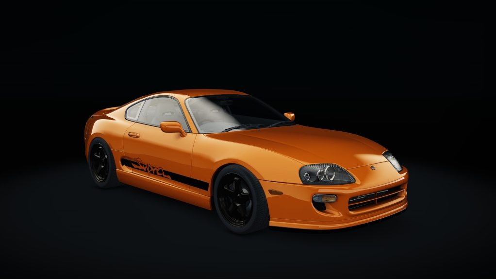 Toyota Supra MKIV Drift, skin 00_orange