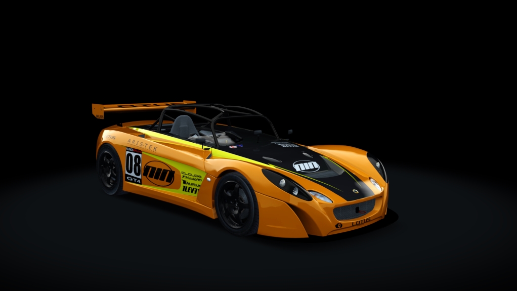 Lotus 2-Eleven GT4, skin Atech_Orange_08