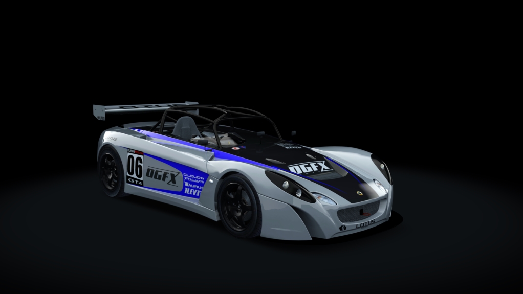 Lotus 2-Eleven GT4, skin DGFX_Blue_06