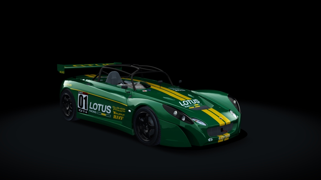 Lotus 2-Eleven GT4, skin Lotus_Green_01