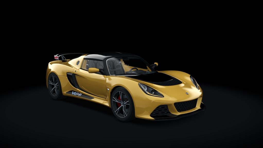 Lotus Exige V6 CUP, skin Chrome_Orange