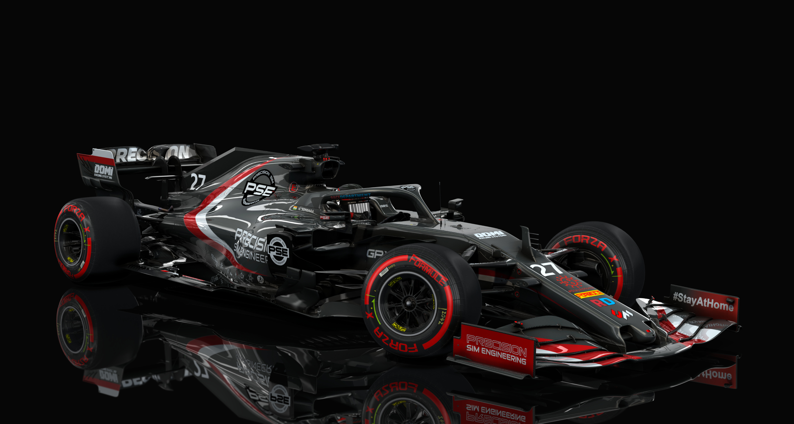 Formula Hybrid 2020, skin 16_pse_grey_red