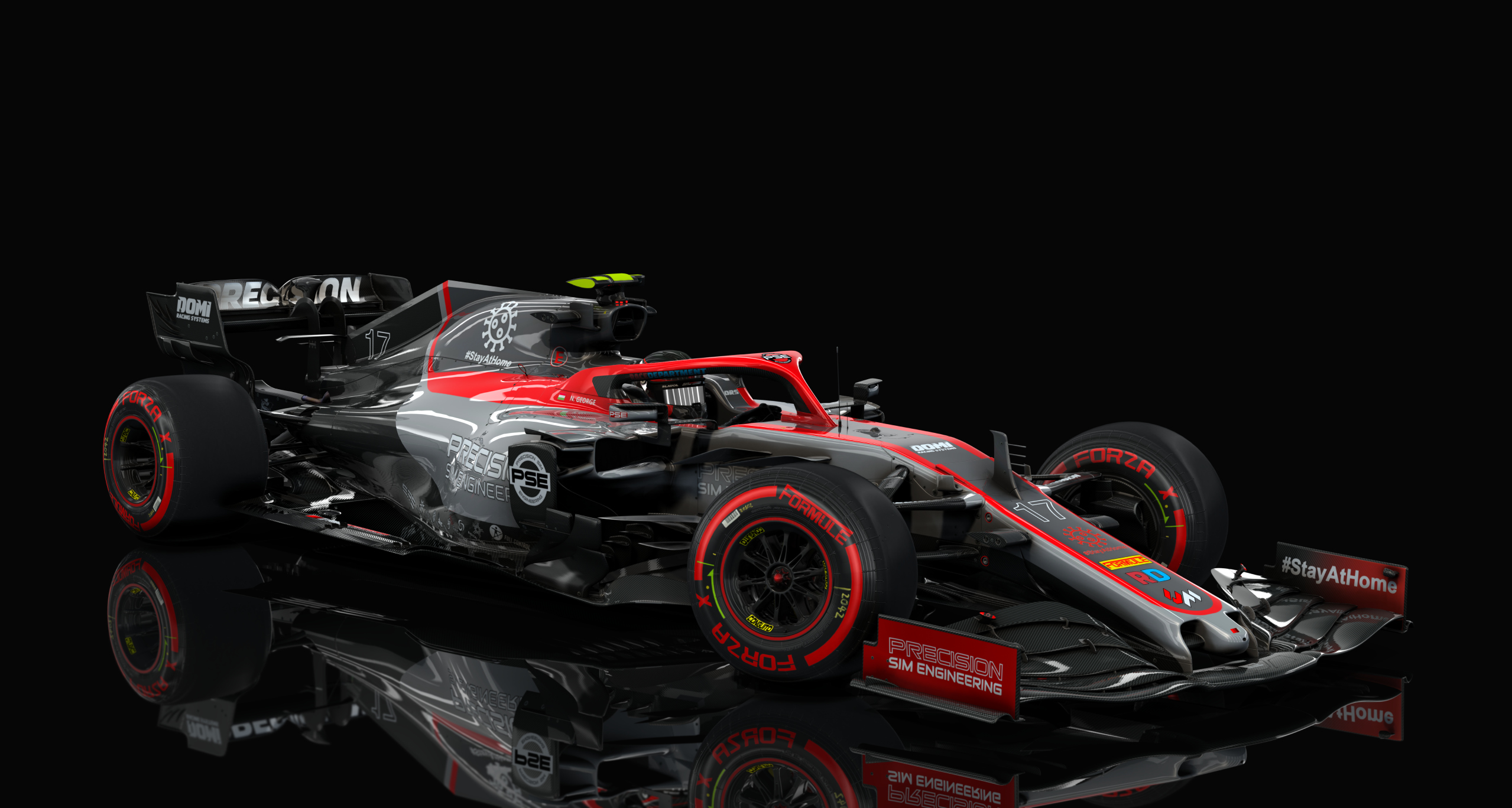 Formula Hybrid 2020, skin 17_pse_grey_red